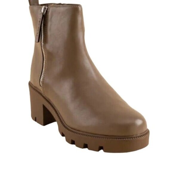 Dolce Vita Nicola Taupe Booties - Picture 2 of 4